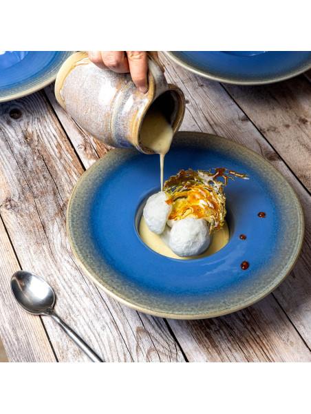 Assiette à Pâte Artisanale en Céramique - Design Naturel et Élégant