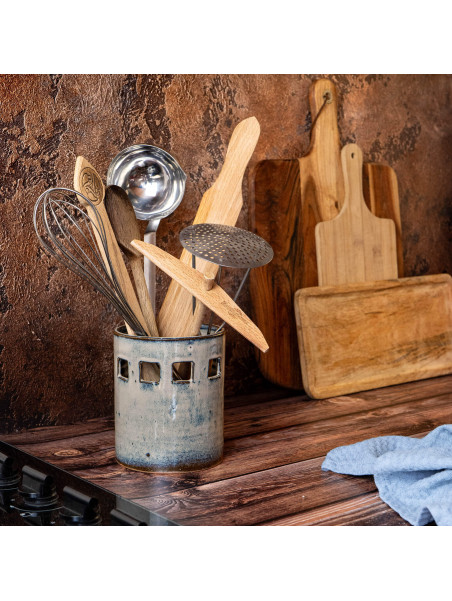 Pot à ustensiles, rangement et cuisine - La Poterie de Sandra & Co