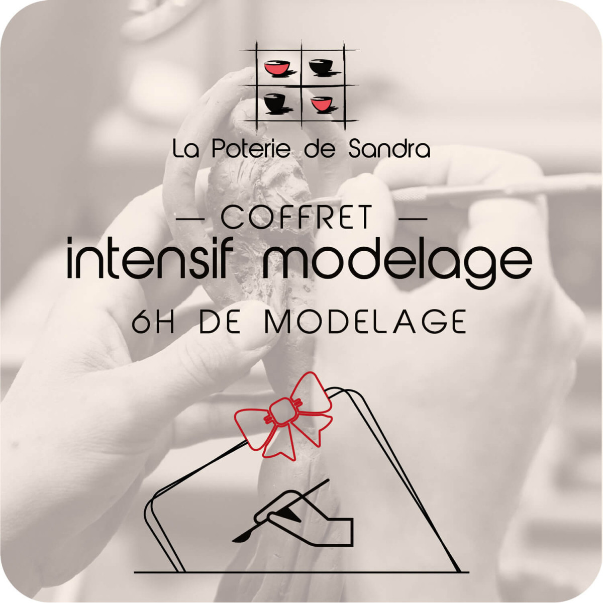 Coffret intensif modelage - La poterie de Sandra & Co