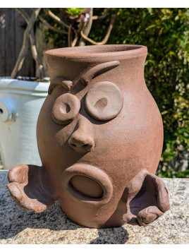 Pot rigolo "Attention"