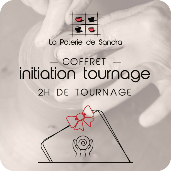 Coffret initiation tournage - La poterie de Sandra & Co