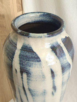 Vase haut 60 cm artisanaux  - La poterie de de Sandra & Co