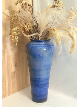 Vase haut 40 cm artisanaux  - La poterie de de Sandra & Co