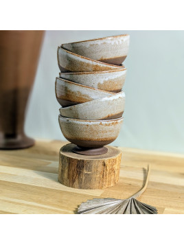 Bol Élégance en Céramique Artisanal 250 ml - La Poterie de Sandra and Co