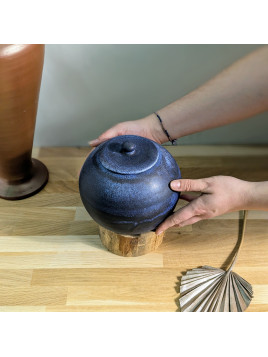 Boîte de Rangement en Céramique Artisanale "Harmonie"