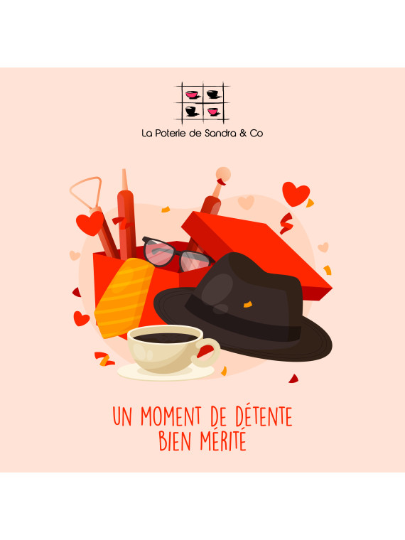 Coffret initiation modelage - fête des papas - La poterie de Sandra & Co