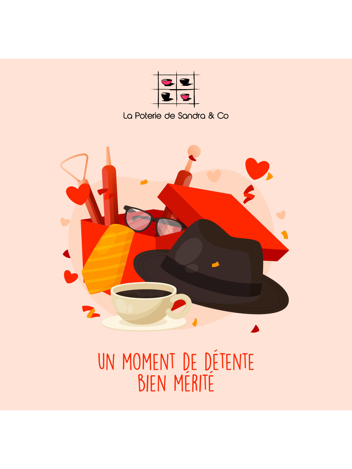 Coffret initiation modelage - fête des papas - La poterie de Sandra & Co