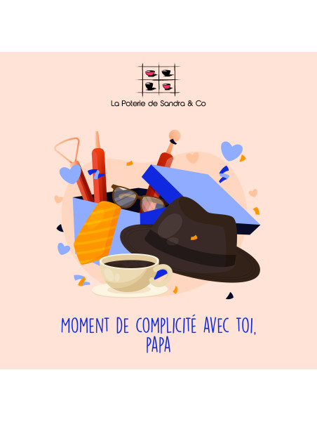 Coffret initiation modelage en duo - fête des papas - La poterie de Sandra & Co