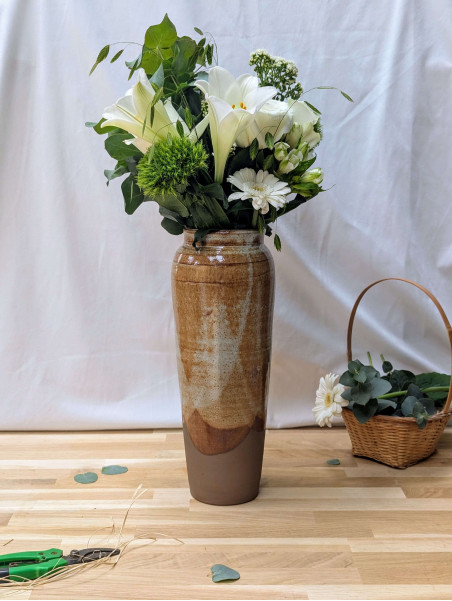 Vase haut 40 cm artisanaux  - La poterie de de Sandra & Co