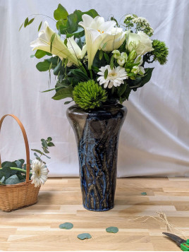 Vase haut 40 cm artisanaux  - La poterie de de Sandra & Co