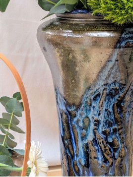 Vase haut 40 cm artisanaux  - La poterie de de Sandra & Co