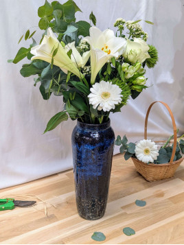 Vase haut 40 cm artisanaux  - La poterie de de Sandra & Co