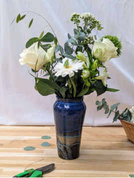 Vase haut 40 cm artisanaux  - La poterie de de Sandra & Co