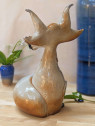 Renard modelé à la main Renard modelé à la main