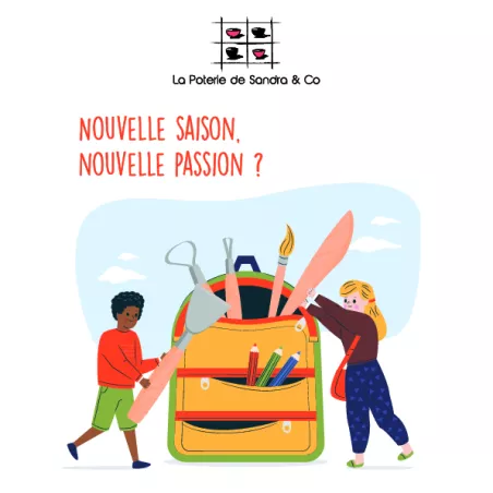 Coffret découverte de rentrée - La poterie de Sandra & Co