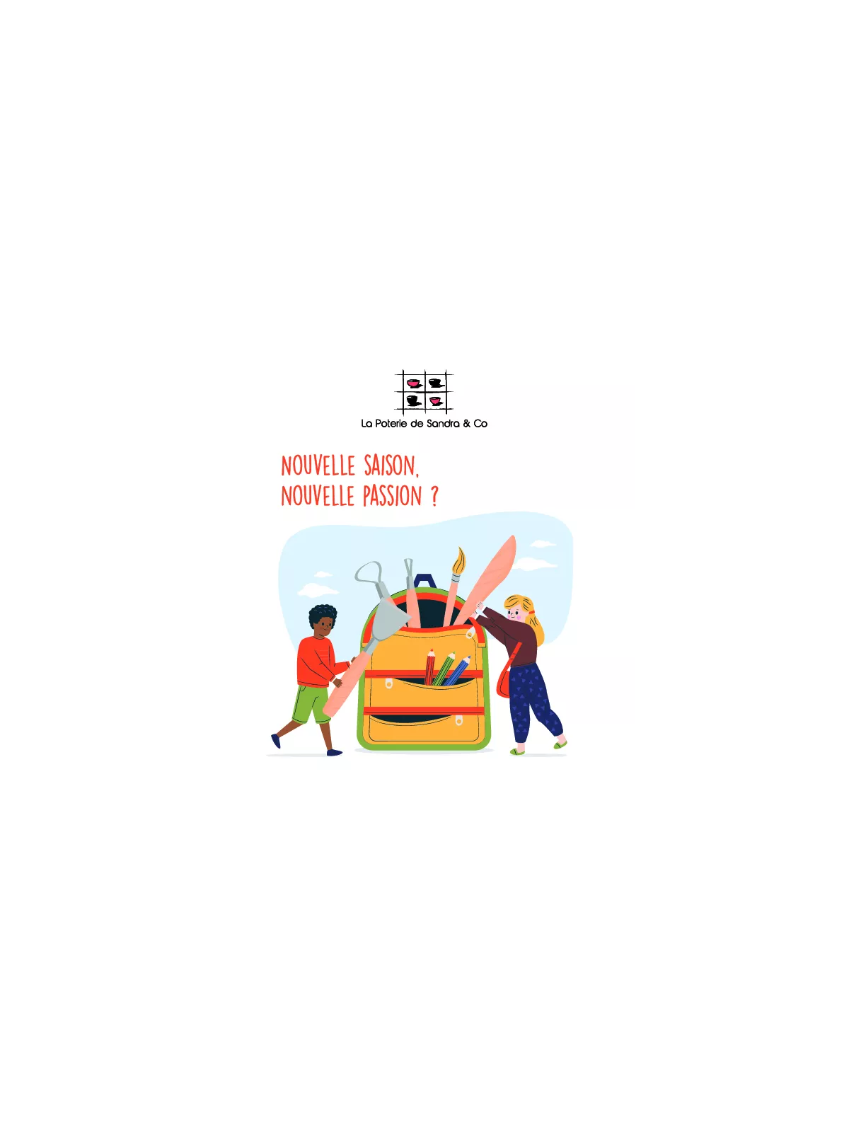 Coffret découverte de rentrée - La poterie de Sandra & Co