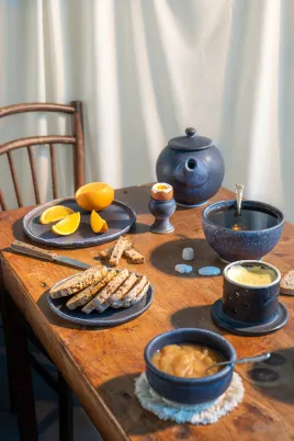 Ramequin en grès artisanal – Poterie bretonne faite main à Corseul | La Poterie de Sandra & Co