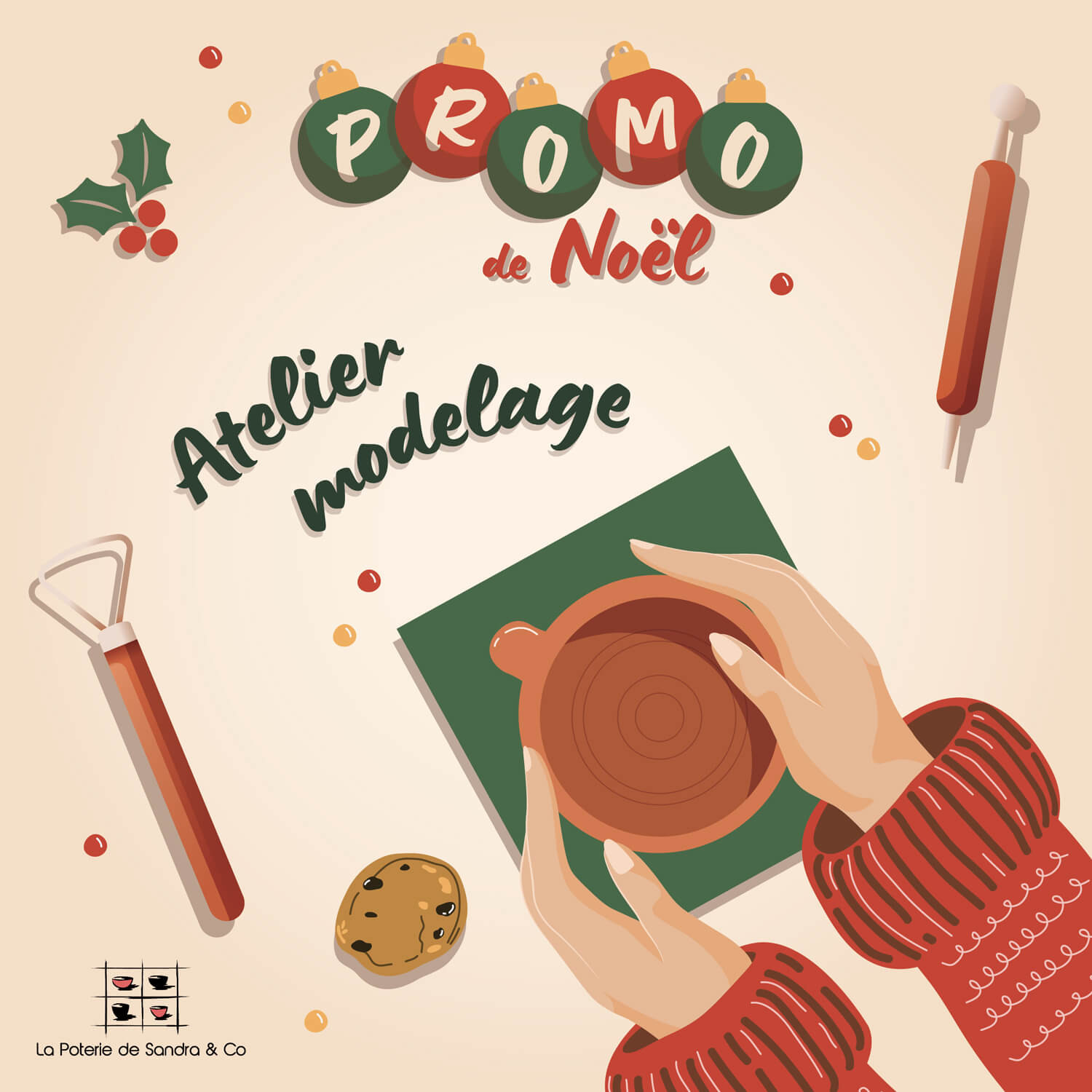 Coffret Noël - Atelier modelage